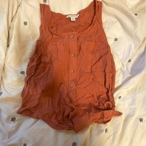 Button up tanktop, dressy top